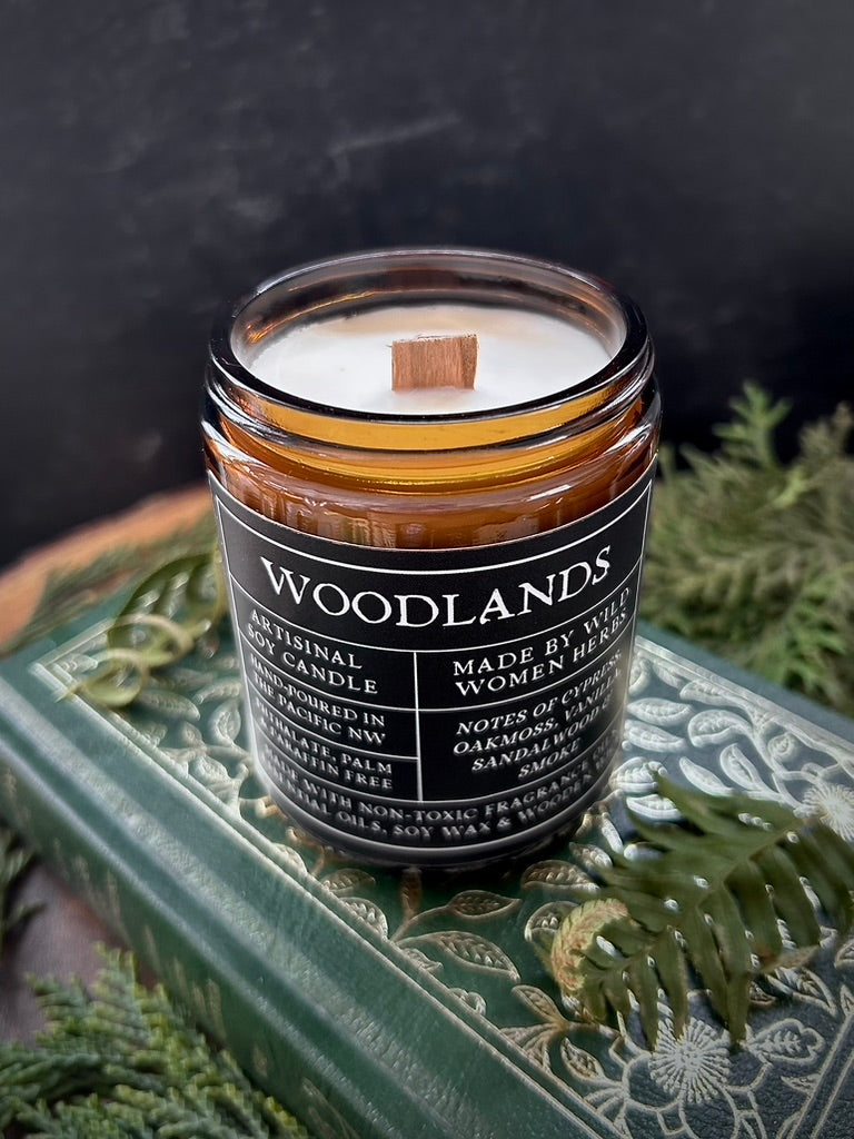 Woodlands Wood Wick Candle