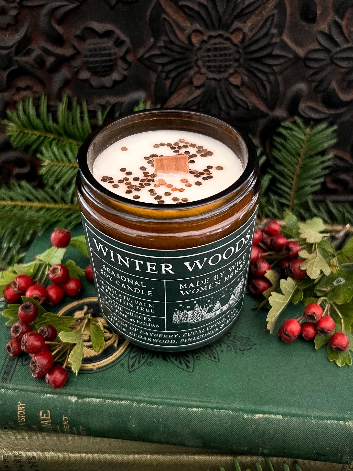Winter Woods - Seasonal Wood Wick Candle