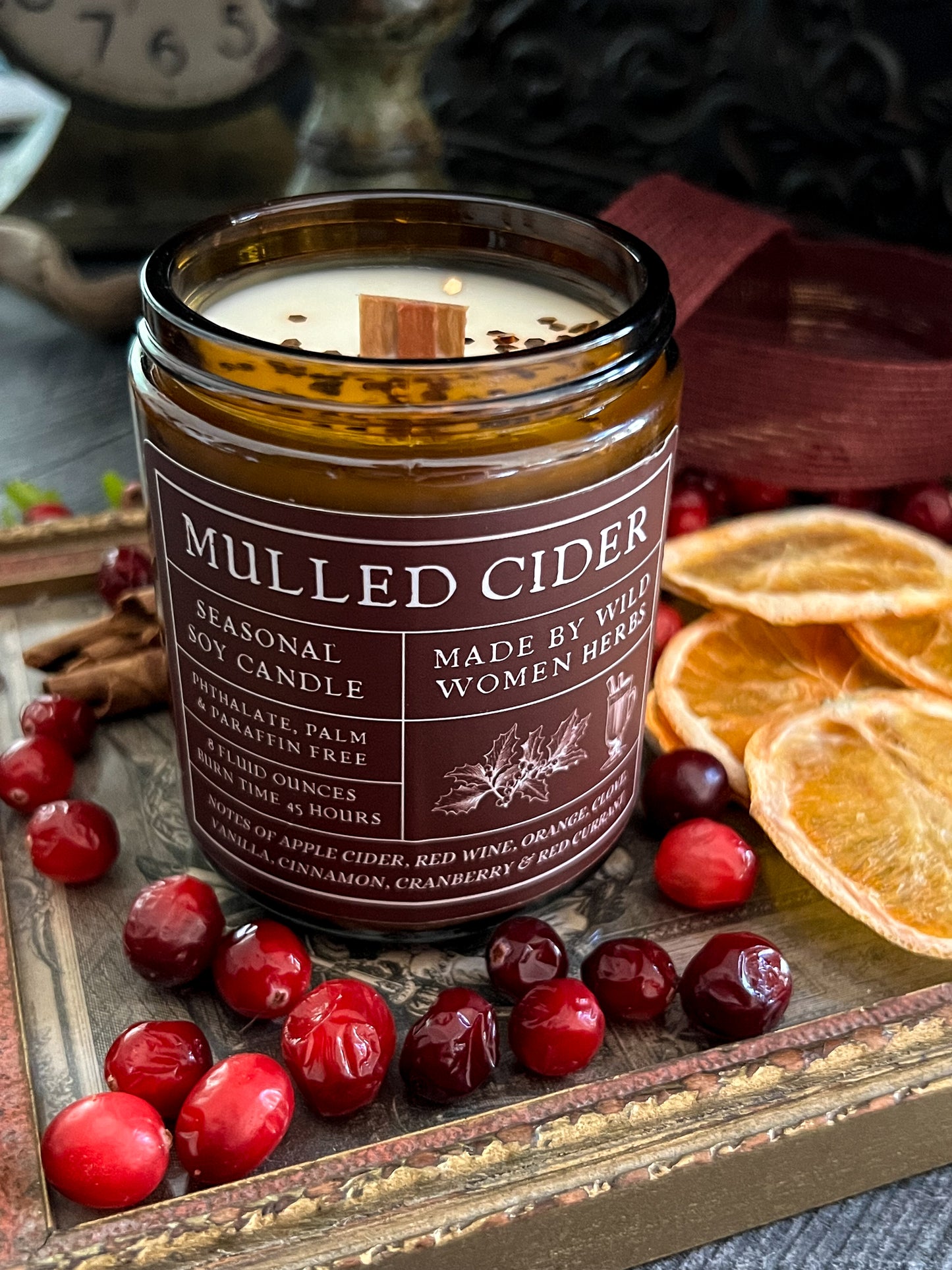 Mulled Cider - Seasonal Wood Wick Candle