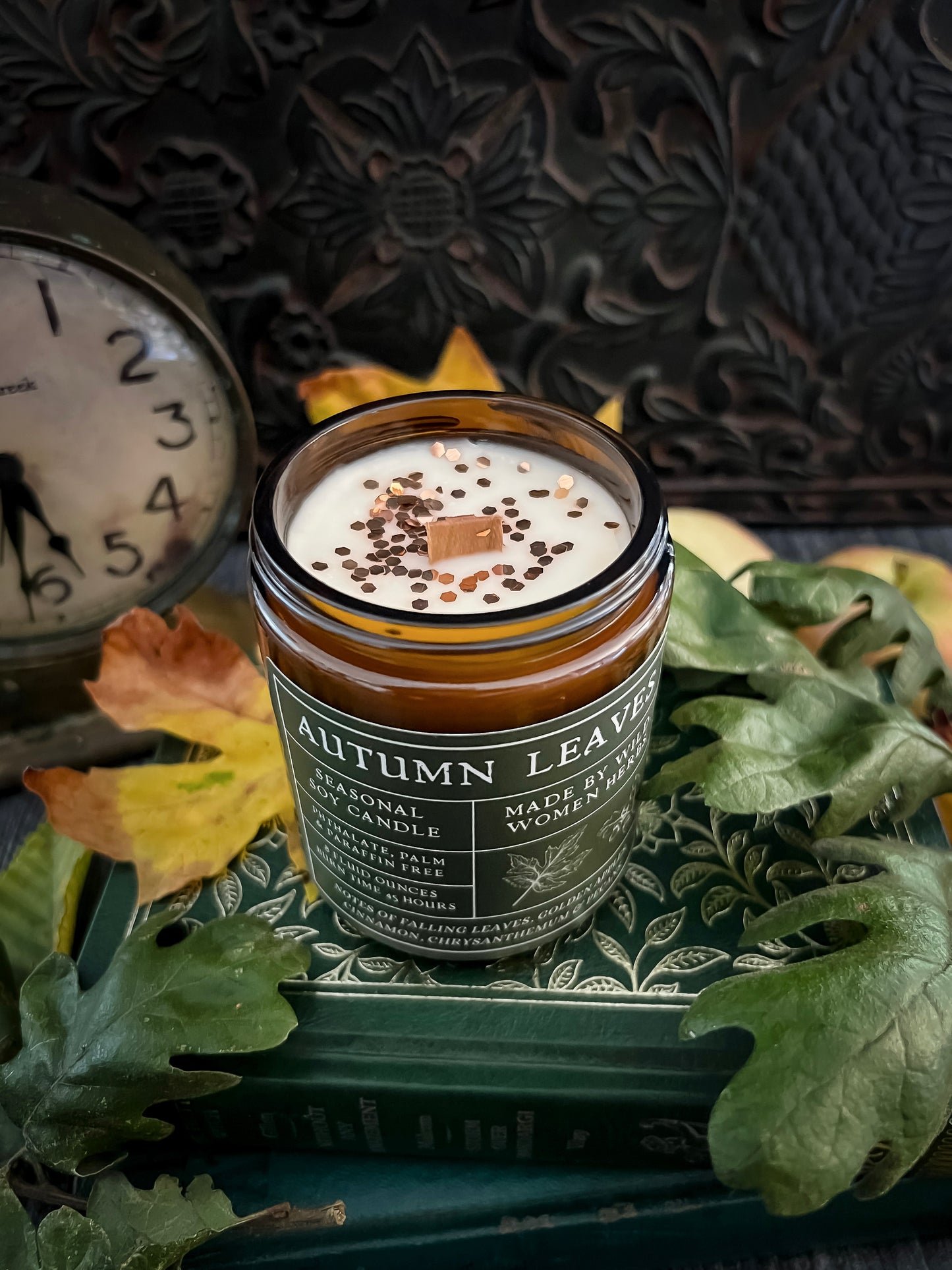 Autumn Leaves - Seasonal Wood Wick Candle