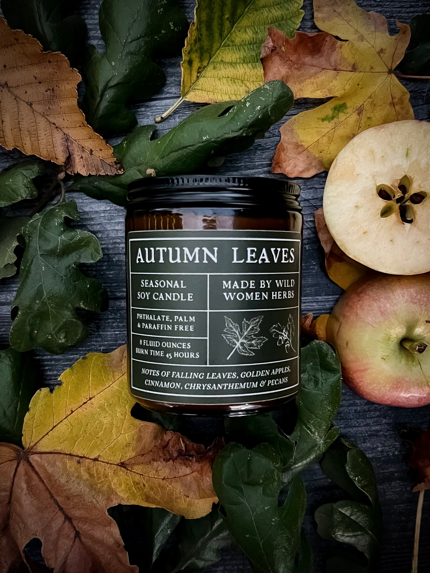 Autumn Leaves - Seasonal Wood Wick Candle