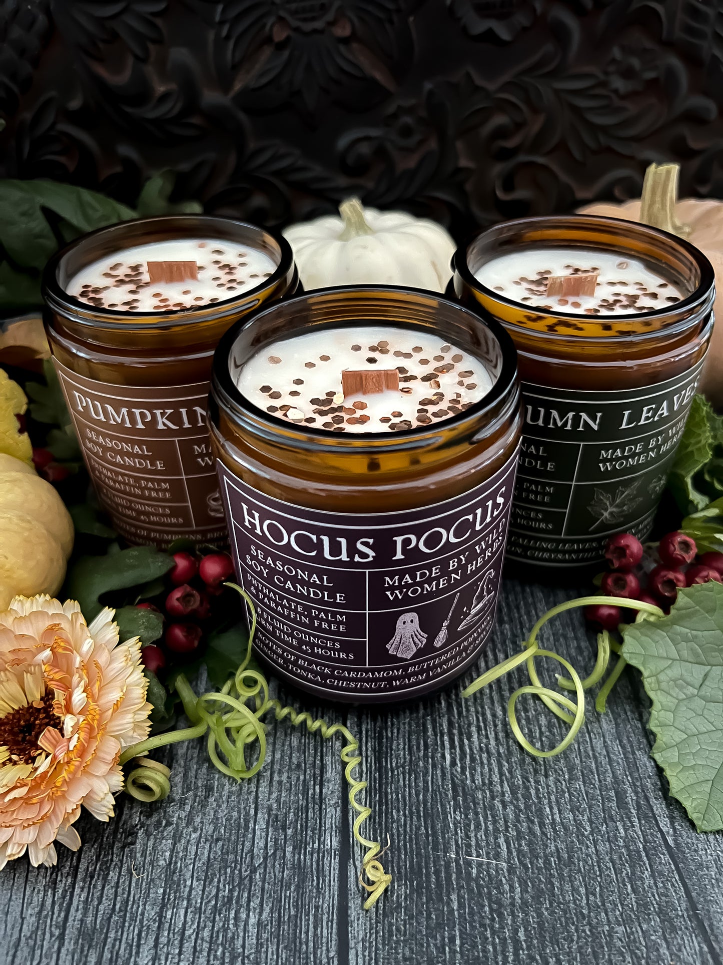 Fall Candle Trio