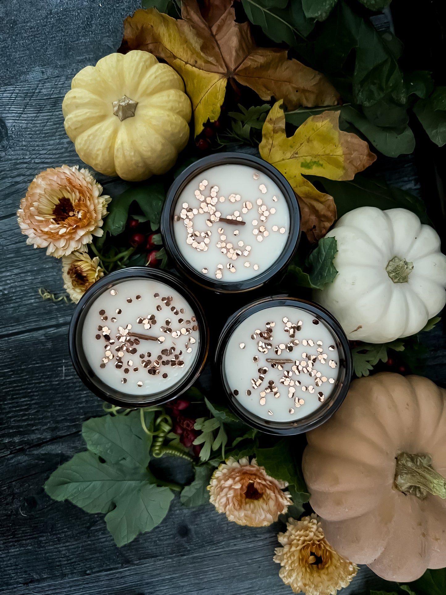 Fall Candle Trio