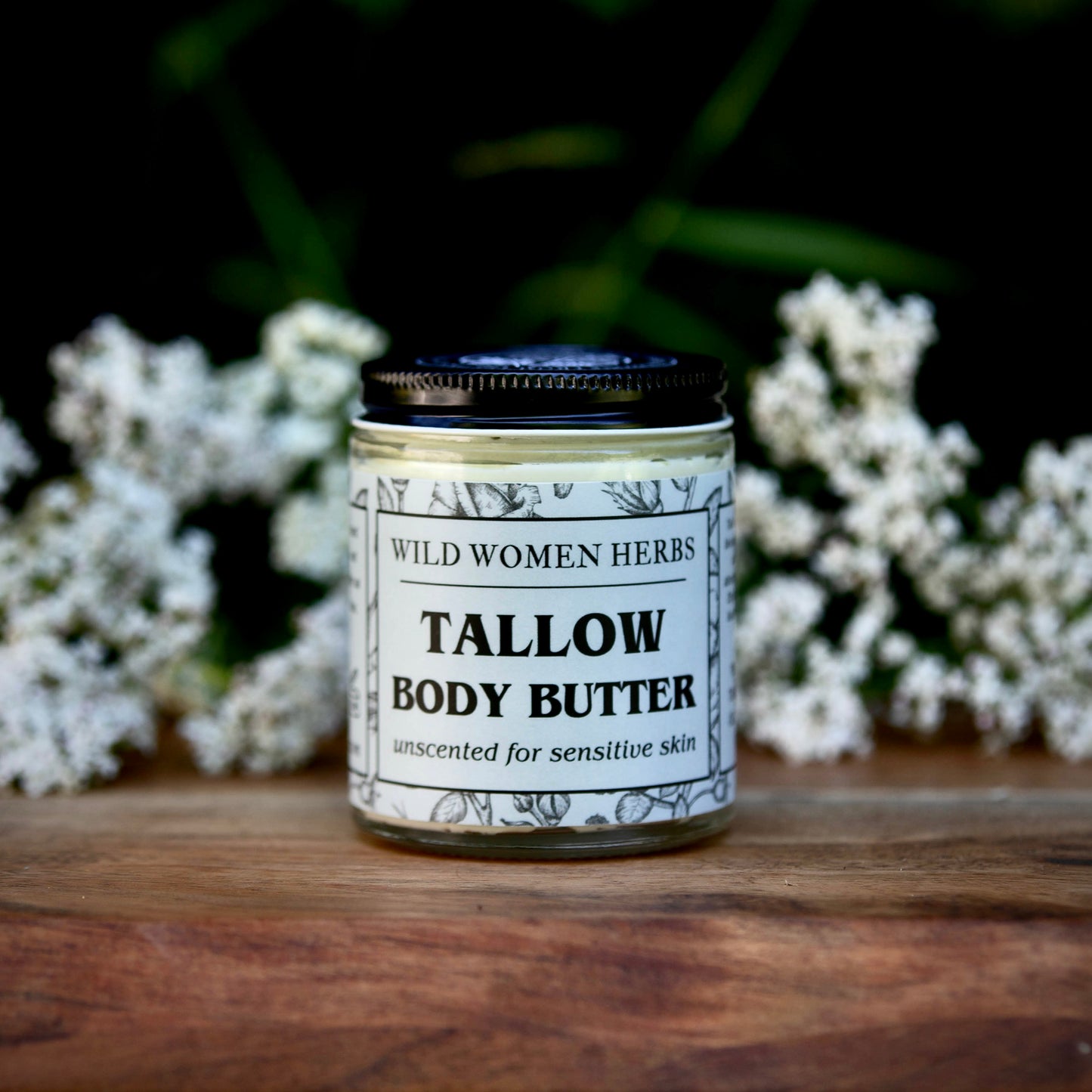 Whipped Tallow Body Butter for Dry Skin