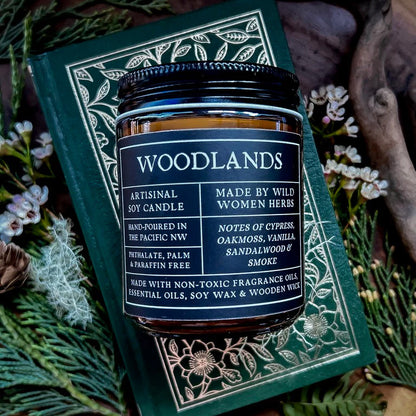 Woodlands Wood Wick Candle