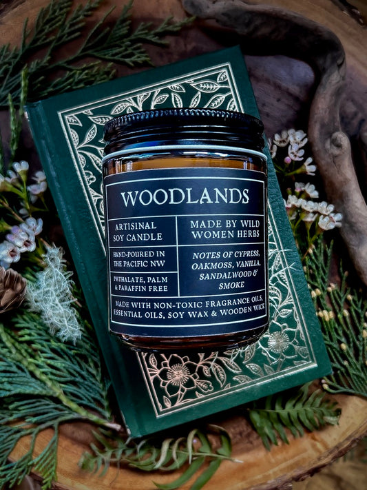Woodlands Wood Wick Candle