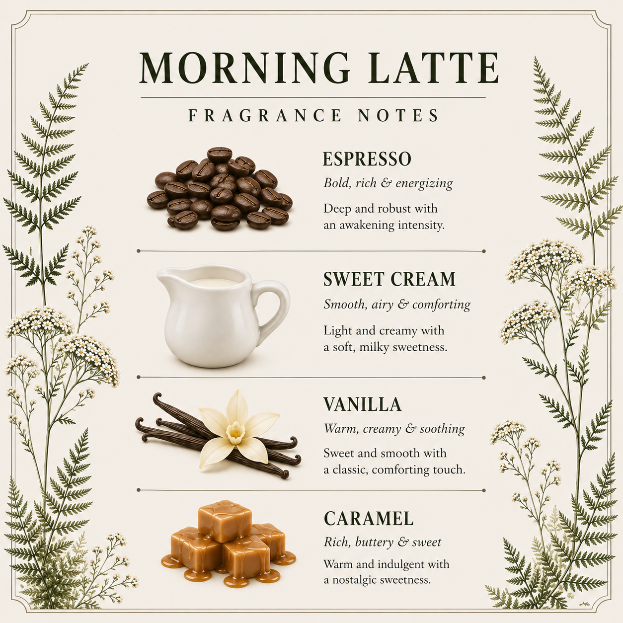 Morning Latte Candle – Espresso, Vanilla & Caramel