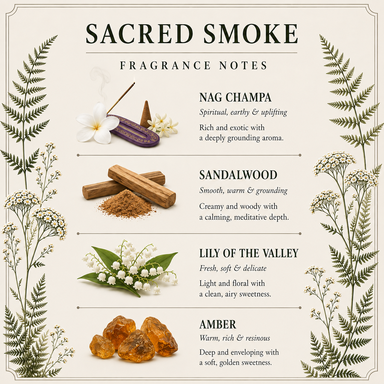 Sacred Smoke Candle – Nag Champa & Sandalwood