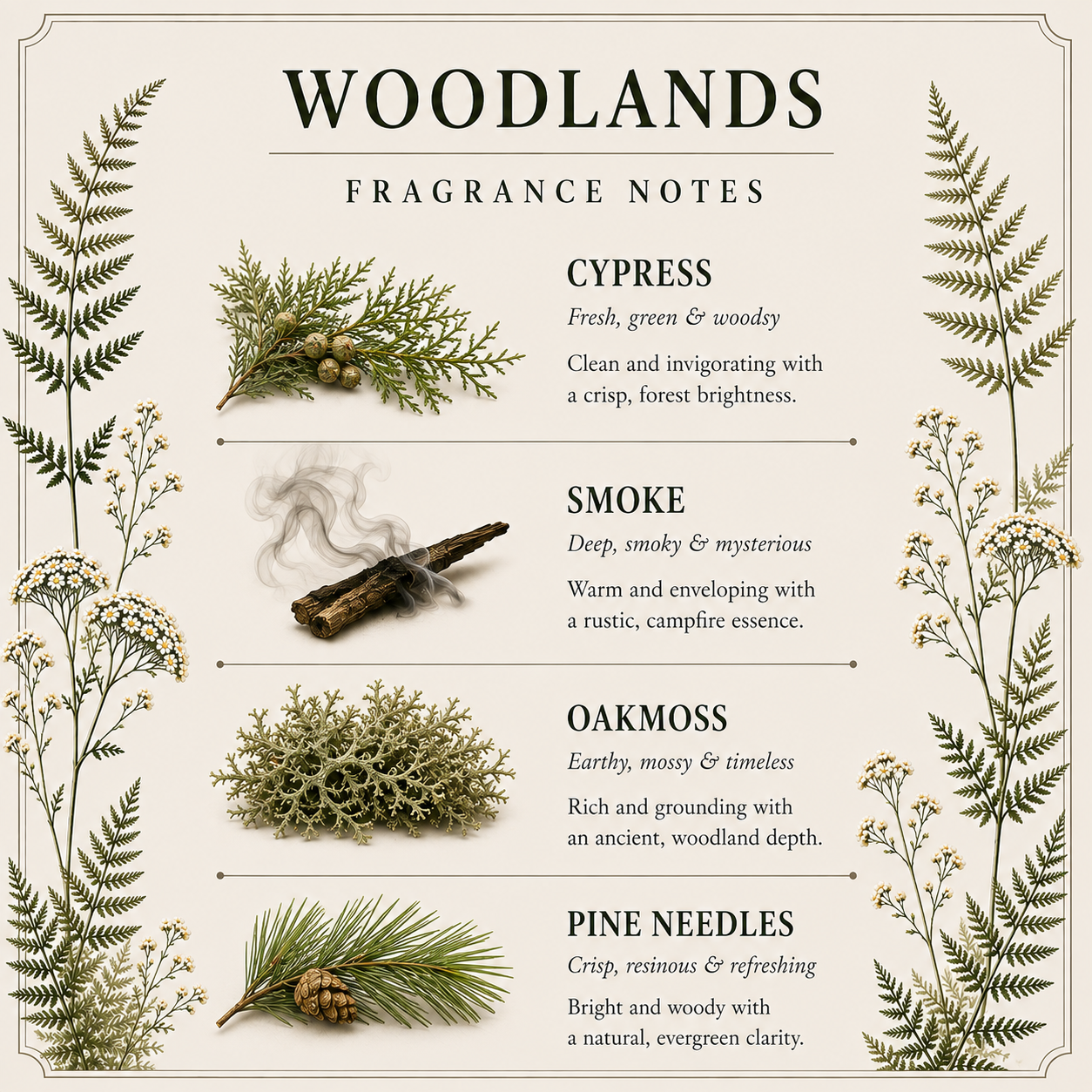 Woodlands Candle – Forest & Campfire