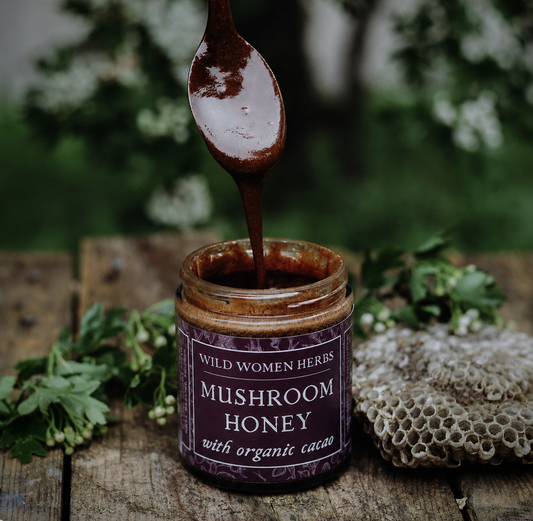 Mushroom Honey with Reishi, Lion's Mane & Chaga