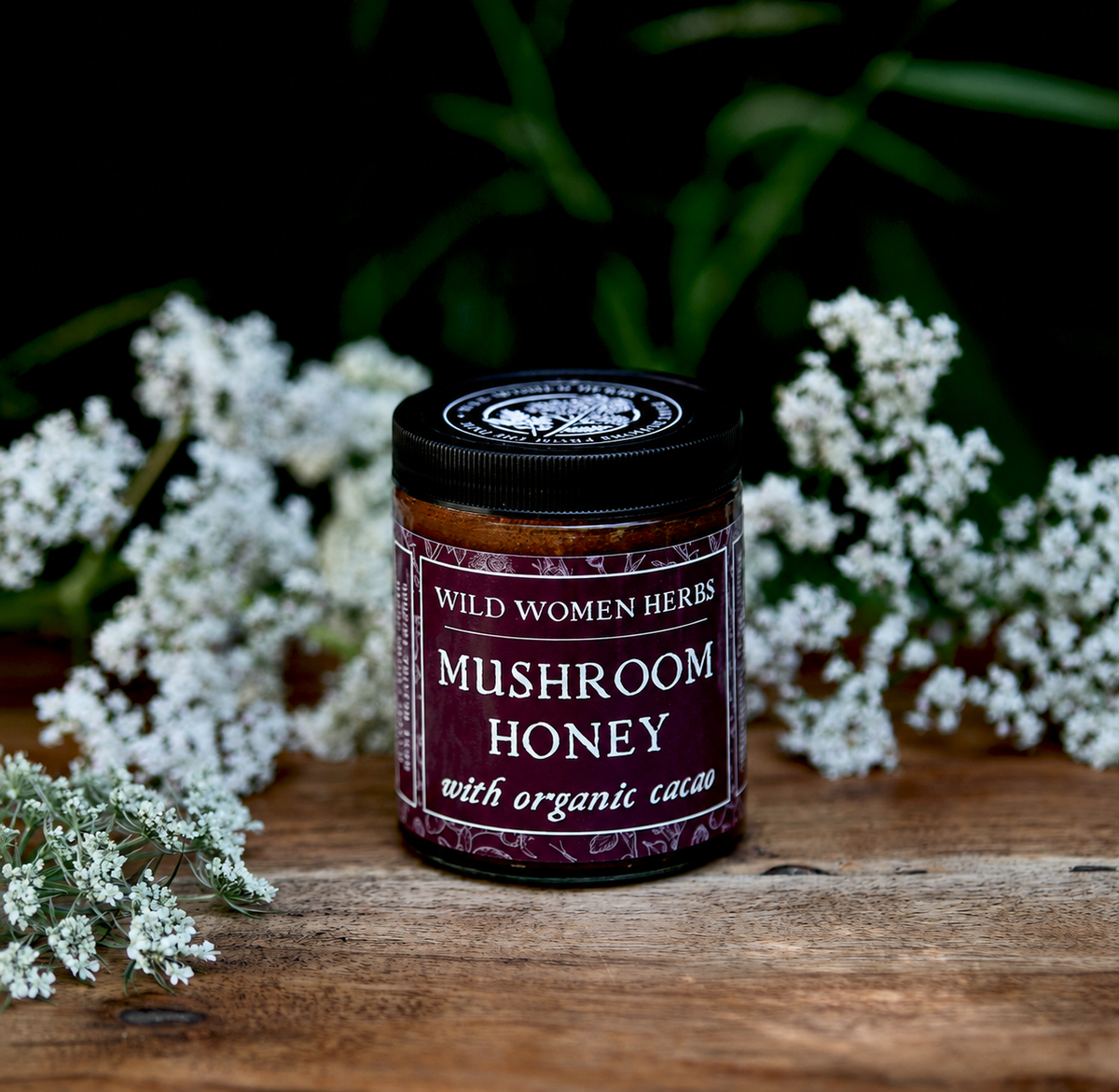 Mushroom Honey with Reishi, Lion's Mane & Chaga