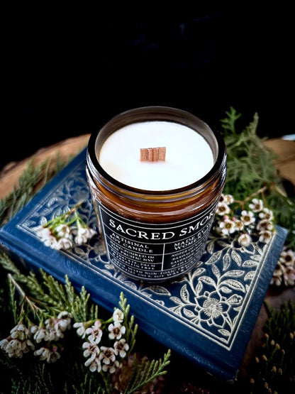 Sacred Smoke Wood Wick Candle