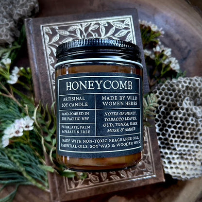 Honeycomb Wood Wick Candle