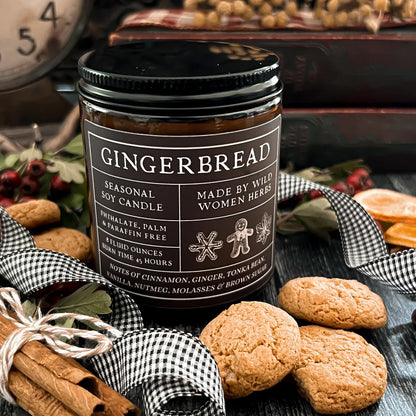 Gingerbread - Seasonal Wood Wick Candle
