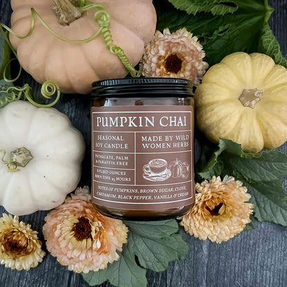Pumpkin Chai - Seasonal Wood Wick Candle