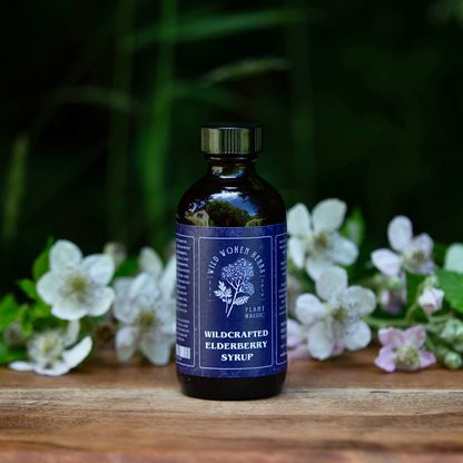 Wildcrafted Elderberry Syrup for Immune Support & Seasonal Wellness