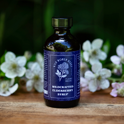 Wildcrafted Elderberry Syrup for Immune Support & Seasonal Wellness